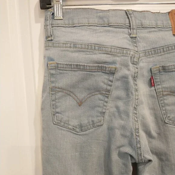 Levi's 502 Regular Taper Jeans Size 14 Reg 27x27 Boys Blue Denim Jeans - Picture 9 of 15